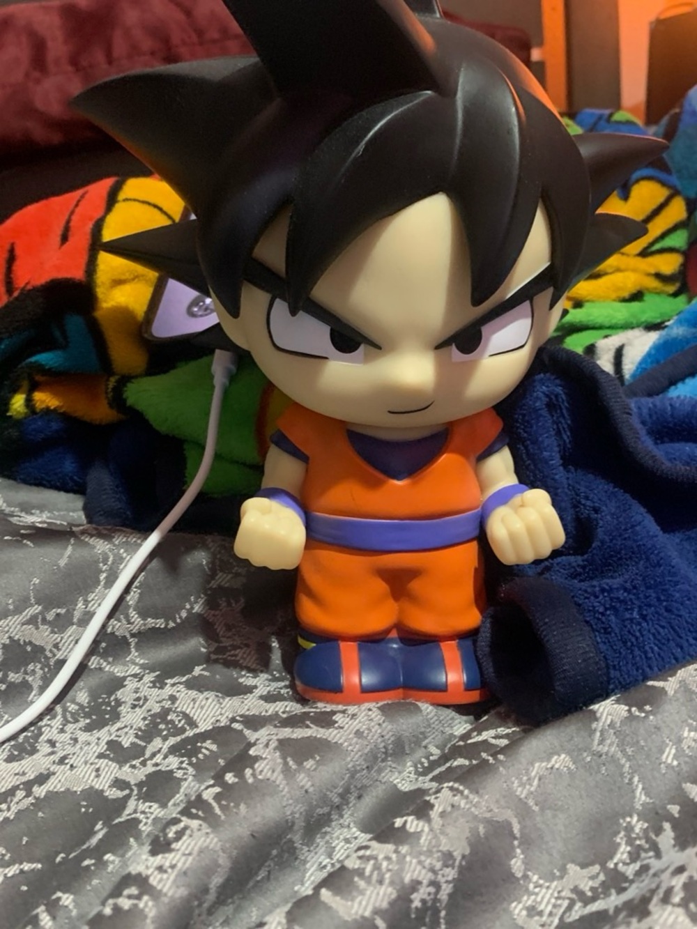 Orange Martial Hero Kids Figure with Purple Accents